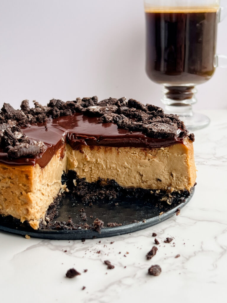 Espresso Oreo Cheesecake - Riana Bakes